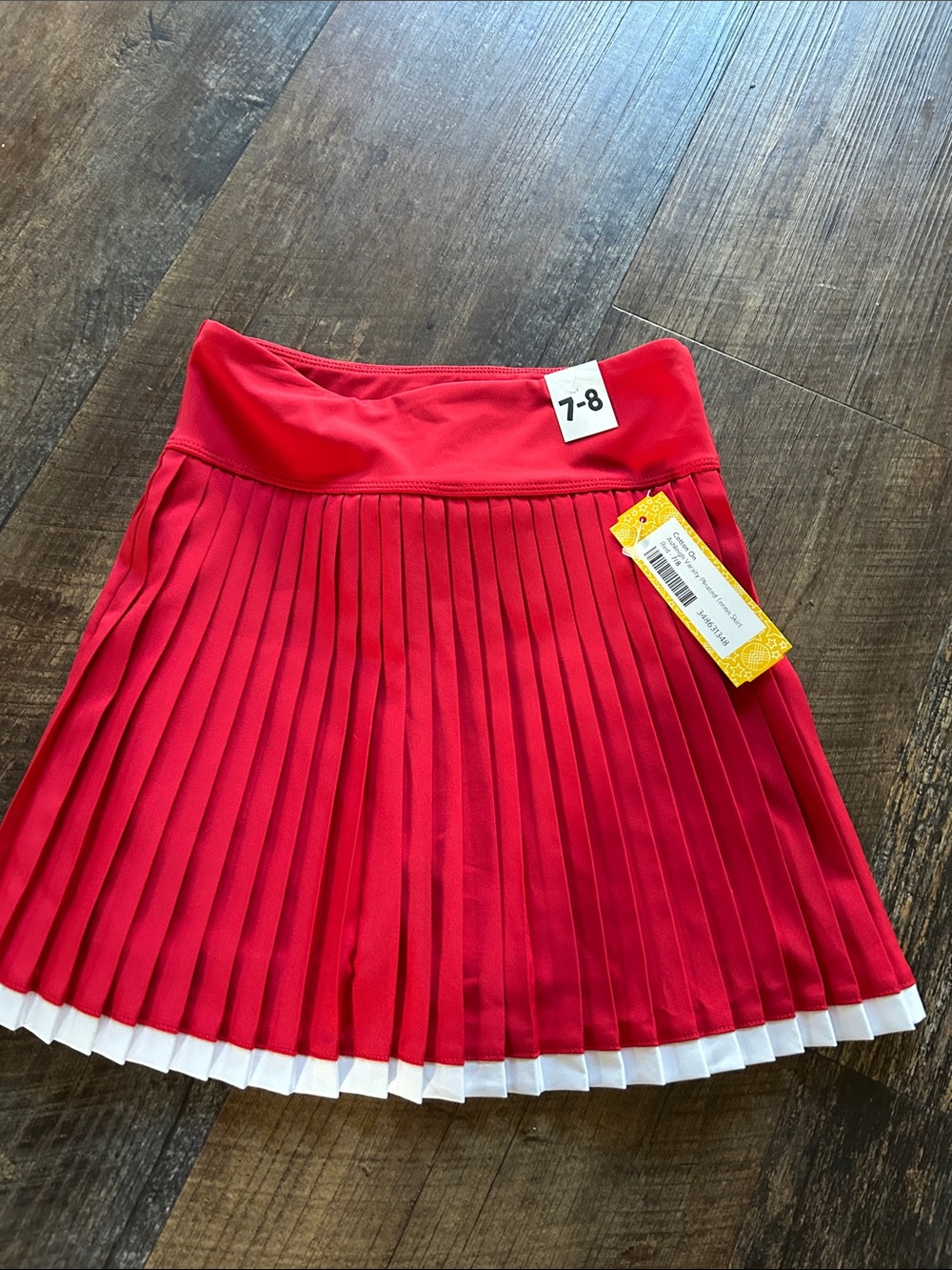 Cotton On Red Pleated Skort
